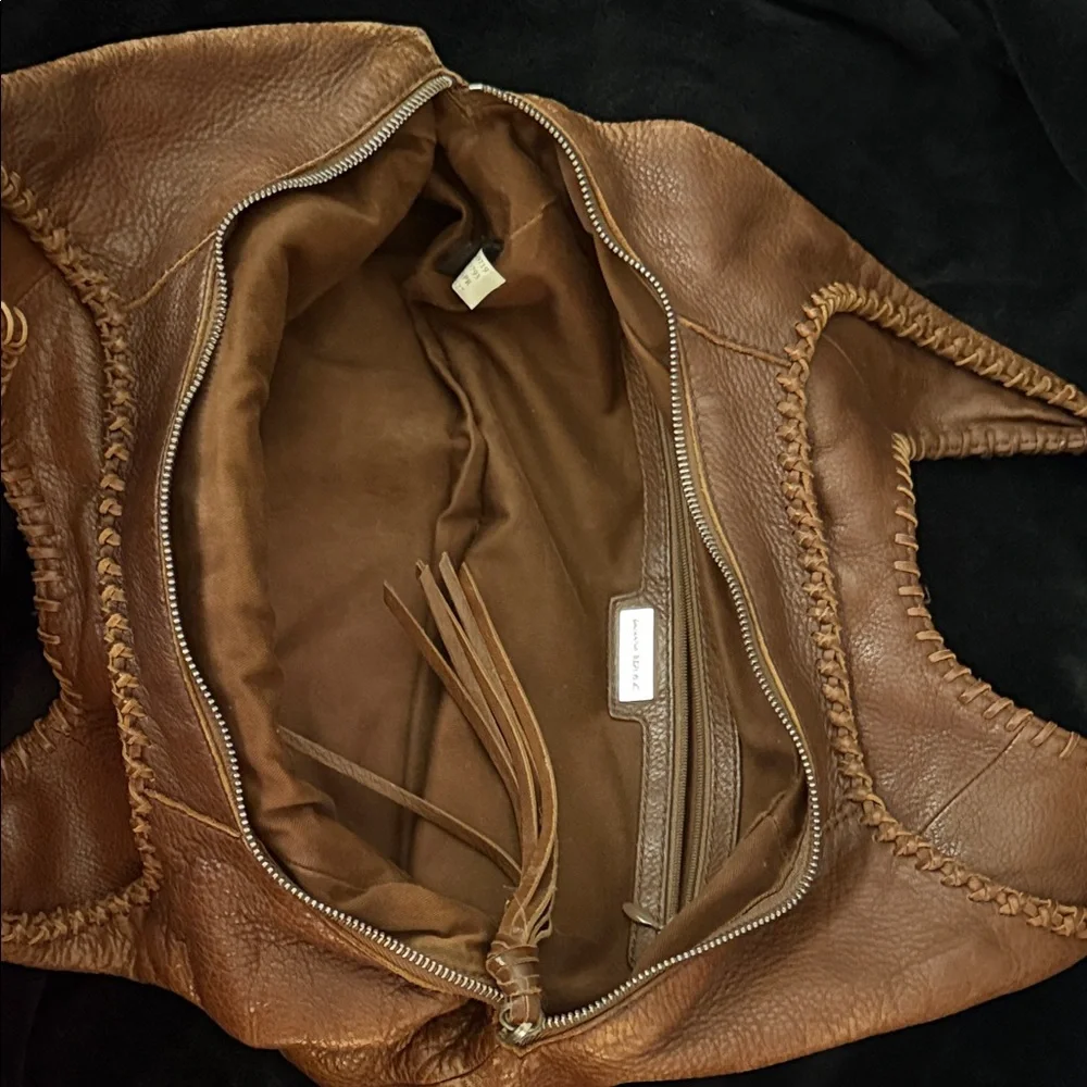 Banana Republic Tan Leather Hobo Bag